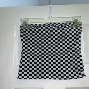 Checkered Tube top